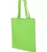 Q-Tees QTB Economical Tote in Lime side view