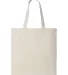Q-Tees QTB Economical Tote in Natural back view