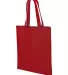 Q-Tees QTB Economical Tote in Red side view
