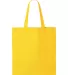 Q-Tees QTB Economical Tote in Yellow back view