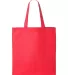 Q-Tees QTB Economical Tote in Hot pink back view