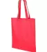 Q-Tees QTB Economical Tote in Hot pink side view