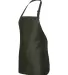 Q-Tees Q4250 Full-Length Apron with Pouch Pocket Forest side view