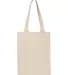 Q-Tees Q1000 12L Gussetted Shopping Bag Natural front view