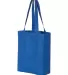 Q-Tees Q1000 12L Gussetted Shopping Bag Royal side view