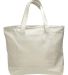 Q-Tees Q1300 19L Zippered Tote in Natural/ natural