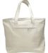 Q-Tees Q1300 19L Zippered Tote in Natural/ natural