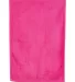 Q-Tees T200 Hemmed Hand Towel Hot Pink side view
