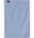 Q-Tees T200 Hemmed Hand Towel Light Blue back view