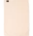 Q-Tees T200 Hemmed Hand Towel Natural back view