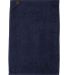 Q-Tees T200 Hemmed Hand Towel in Navy
