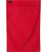 Q-Tees T200 Hemmed Hand Towel in Red