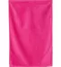 Q-Tees T300 Deluxe Hemmed Hand Towel Hot Pink side view