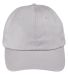 Big Accessories BX880SB Unstructured 6-Panel Cap in Light grey