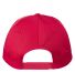 Big Accessories BX880SB Unstructured 6-Panel Cap in Red
