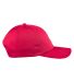 Big Accessories BX880SB Unstructured 6-Panel Cap in Red