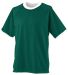 216 YOUTH REVERSIBLE PRACTICE JERSEY DARK GREEN/ WHT front view