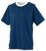 Augusta Sportswear 217 REVERSIBLE PRACTICE JERSEY in Navy/ white front view