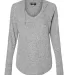 Boxercraft L07 Women's Cuddle Fleece V-Neck Hooded Oxford front view