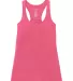 Boxercraft YT56 Girls' Vintage Charm Tank Top Coral front view