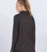 Boxercraft L12 Women's Cuddle Cowl Pullover in Black heather back view