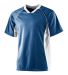 Augusta Sportswear 243 WICKING SOCCER SHIRT in Navy/ white front view