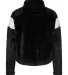 Boxercraft FZ04 Women's Remy Fuzzy Fleece Pullover Black/ Natural back view