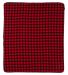 Boxercraft FQ01 Everest Blanket in Red/ black buffalo front view