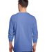 Jerzees 560LSR Premium Blended Ringspun Long Sleev in Purple iris back view