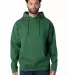 Cotton Heritage M2650 Heavyweight Hoodie in Forest green front view