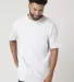 Cotton Heritage OU1690 Garment Dye Short Sleeve in White front view