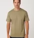Cotton Heritage OU1690 Garment Dye Short Sleeve in Bay leaf front view