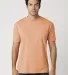 Cotton Heritage OU1690 Garment Dye Short Sleeve in Orange sherbet front view