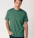 Cotton Heritage OU1690 Garment Dye Short Sleeve in Jade front view