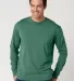 Cotton Heritage OU1964 Garment Dye Long Sleeve in Jade front view