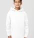 Cotton Heritage Y2550 Youth Pullover Fleece in White front view