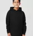 Cotton Heritage Y2550 Youth Pullover Fleece in Black front view