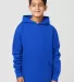 Cotton Heritage Y2550 Youth Pullover Fleece Team Royal front view