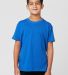 Cotton Heritage YC1046 Youth Short Sleeve t-shirt in Team royal front view