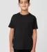 Cotton Heritage YC1046 Youth Short Sleeve Charcoal Heather front view