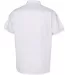 Burnside Clothing 9290 Peached Printed Poplin Shor White/ Black Dot back view