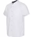 Burnside Clothing 9290 Peached Printed Poplin Shor White/ Black Dot side view