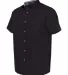 Burnside Clothing 9290 Peached Printed Poplin Shor Black/ White Dot side view