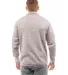 Burnside Clothing 3901 Sweater Knit Jacket in Heather grey back view