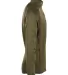 Burnside Clothing 3901 Sweater Knit Jacket in Military green side view