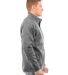 Burnside Clothing 3901 Sweater Knit Jacket Heather Charcoal side view