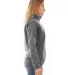 Burnside Clothing 5901 Women's Sweater Knit Jacket in Heather charcoal side view