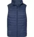 Burnside Clothing 8703 Elemental Puffer Vest in Navy front view