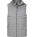 Burnside Clothing 8703 Elemental Puffer Vest in Steel front view