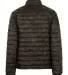 Burnside Clothing 8713 Elemental Puffer Jacket in Black camo back view